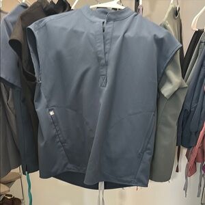 Figs dark harbor rafaela oversized scrub top sz XS